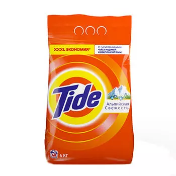 Стиральный порошок Tide для белого Альпийская свежесть автомат 6 кг