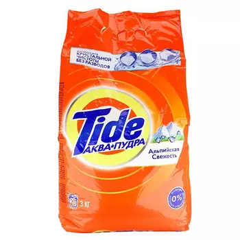 Стиральный порошок Tide для белого Альпийская свежесть 3 кг