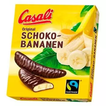 Суфле Casali банановое в шоколаде 150 гр