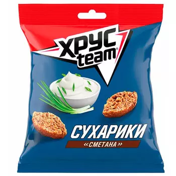 Сухарики Хрусteam Сметана 40 гр
