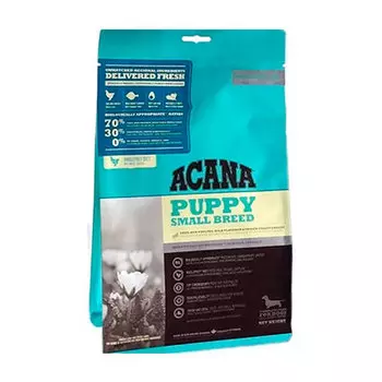 Сухой корм Acana для щенков миниатюрных пород с курицей и индейкой 340 гр