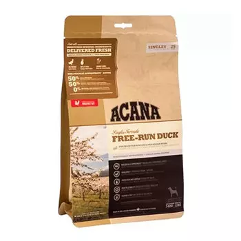 Сухой корм Acana для собак с чувствительным пищеварением с уткой и грушей 340 гр