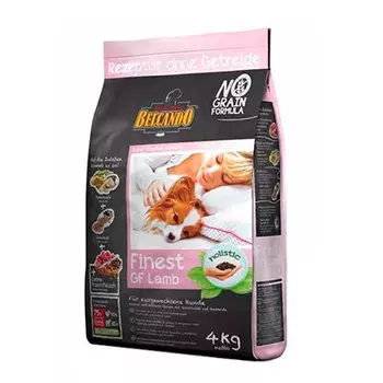 Сухой корм Belcando для привередливых собак малых и средних пород с чувствительностью к злакам, с ягненком 4 кг