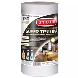 Супер тряпка белая Unicum 1рулон 150 шт