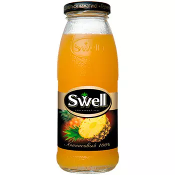 Ананасовый сок Swell / Свелл 0,25 литра, 8 шт. в уп.