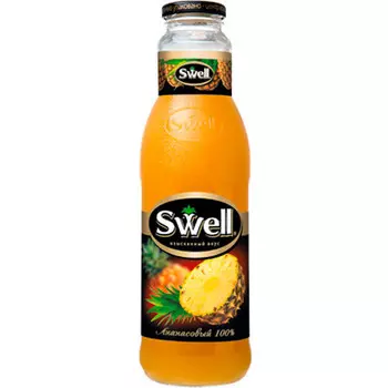 Ананасовый сок Swell / Свелл 0,75 литра, 6 шт. в уп.