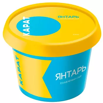 Сыр Карат Янтарь плавленый 45% БЗМЖ 230 гр