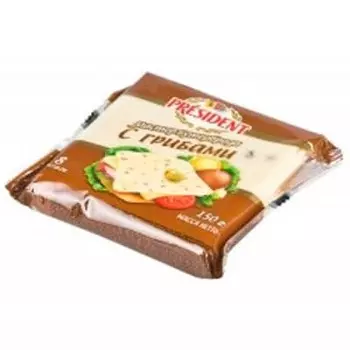 Сыр President Мастер бутербродов с грибами 150 гр