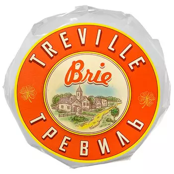 Сыр Тревиль Brie с белой плесенью БЗМЖ 50% 120 гр