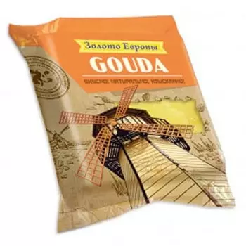 Сыр твердый Золото Европы Гауда БЗМЖ 240 гр