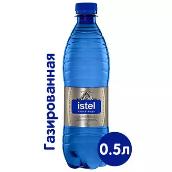 Талая вода Istel 0,5 литра, газ, пэт, 12 шт. в уп.