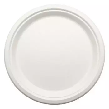 Тарелка большая белая ЭКО 230 мм 50 шт. в уп.