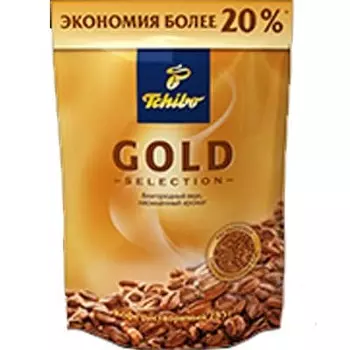Кофе Tchibo / Чибо Gold Selection растворимый м/у (285гр)