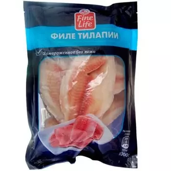 Тилапия Fine Life филе свежемороженое 1000 гр