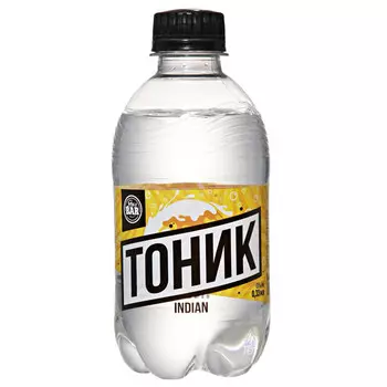 Тоник Star Bar Тоник индиан 0.33 литра, газ, пэт, 12 шт. в уп.