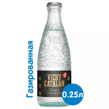 Тоник Vichy Catalan Premium 0.25 литра, газ, стекло, 6 шт. в уп.