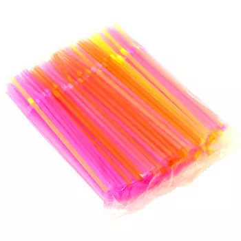 Трубочки для коктейлей 21 см цветные 250 шт