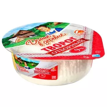 Творог Домик в деревне Отборный 9% БЗМЖ 340 гр
