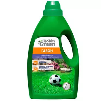 Удобрение минеральное Фаско Robin Green для газона 1 литр
