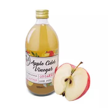 Уксус яблочный Ecoce Organic натуральный нефильтрованный 5% 500 мл