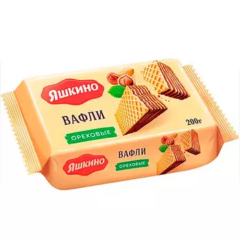 Вафли Яшкино ореховые 300 гр