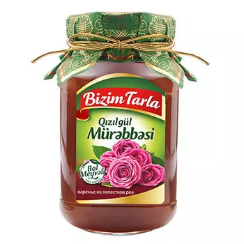 Варенье Bizim Tarla из лепестков роз 440 гр