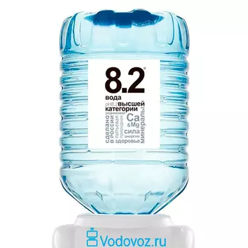 Вода 8.2 18.9 литров в одноразовой таре