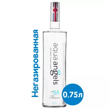 Вода Aqua Angels 0.75 литра, без газа, стекло, 6 шт. в уп.