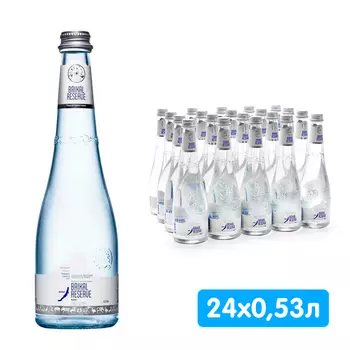 Вода Baikal Reserve 0.53 литра, газ, стекло, 20 шт. в уп.