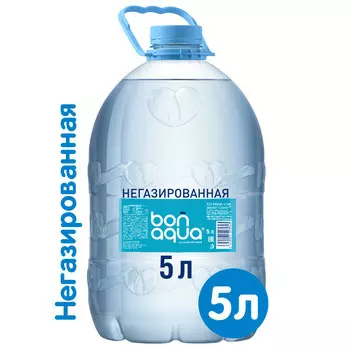 Вода BonAqua / БонАква 5 литров, 4 шт. в уп.