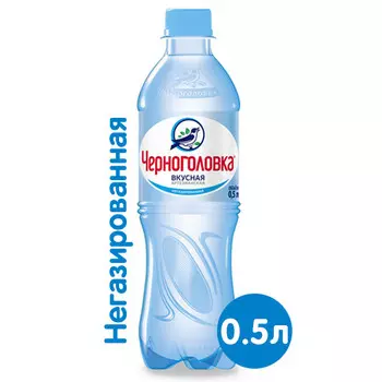 Вода Черноголовка детская 0.5 литра, без газа, пэт, 12 шт. в уп.