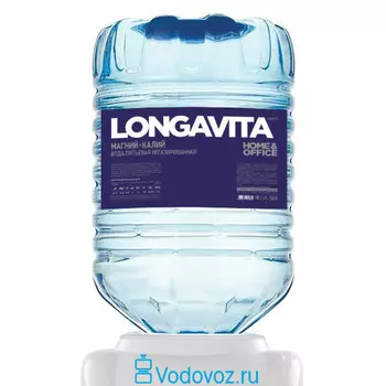 Вода Longavita Магний + Калий 18.9 литров в одноразовой таре