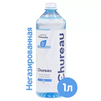 Вода минеральная Chureau 1 литр, без газа, пэт, 6 шт. в уп.