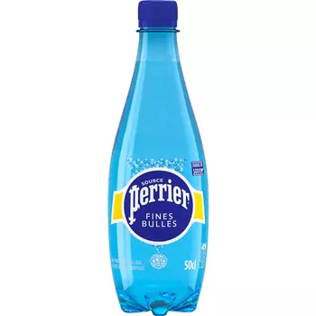 Вода Perrier Fines Bulles 0,5 литра, газ, пэт, 24 шт. в уп.