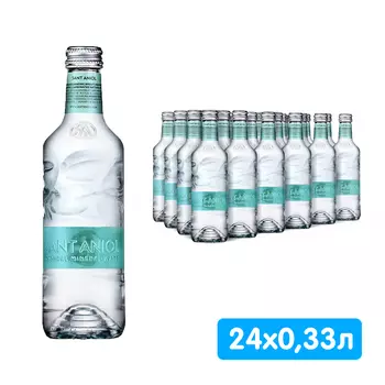 Вода Sant Aniol 0,33 литра, без газа, стекло, 24 шт. в уп.