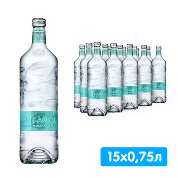 Вода Sant Aniol 0,75 литра, без газа, стекло, 15 шт. в уп.