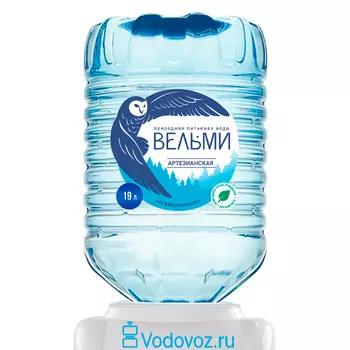 Вода Вельми 19 литров в одноразовой таре