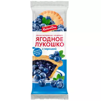 Ягодное лукошко Хлебный Дом с черникой 140 гр