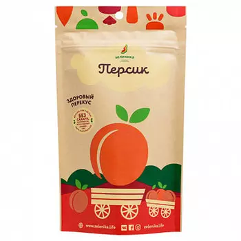 Здоровый перекус Зеленика Персик 20 гр