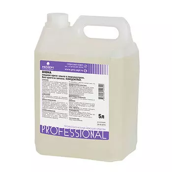 Жидкое гель-мыло Prosept Diona с перламутром 5 литров