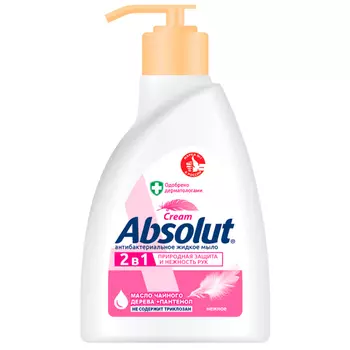 Жидкое мыло Absolut нежное антибактериальное 250 мл