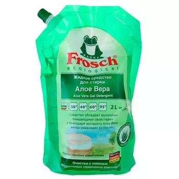 Жидкое средство для стирки Frosch Ecological Алое Вера 2 литра