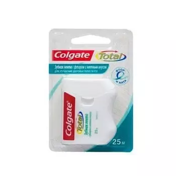 Зубная нить Colgate прохладная мята 25м