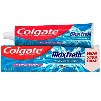 Зубная паста Colgate Макс Фреш с освежающими кристаллами, взрывная мята 100 мл