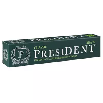 Зубная паста PRESIDENT Classic 75 мл