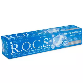 Зубная паста R.O.C.S белый стих отбеливающая 74 гр