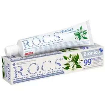 Зубная паста R.O.C.S Bionica отбеливающая 74 гр