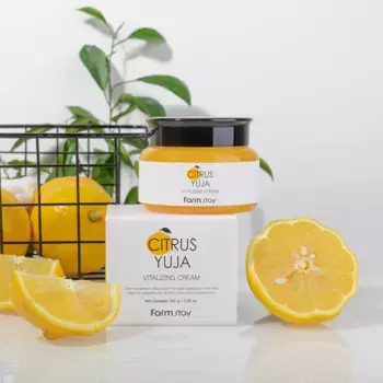 Крем для лица с экстрактом юдзу FarmStay Citrus Yuja Vitalizing Cream