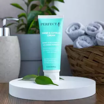Регенерирующий крем для ухода за кожей рук и кутикулой PERFECT4U Hand & cuticle cream with amino acid complex & evening primrose