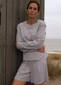 Лонгслив Voishe Club, cozy melange - Onesize